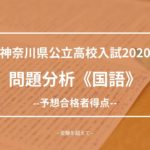 問題分析 神奈川県公立高校入試2020 国語